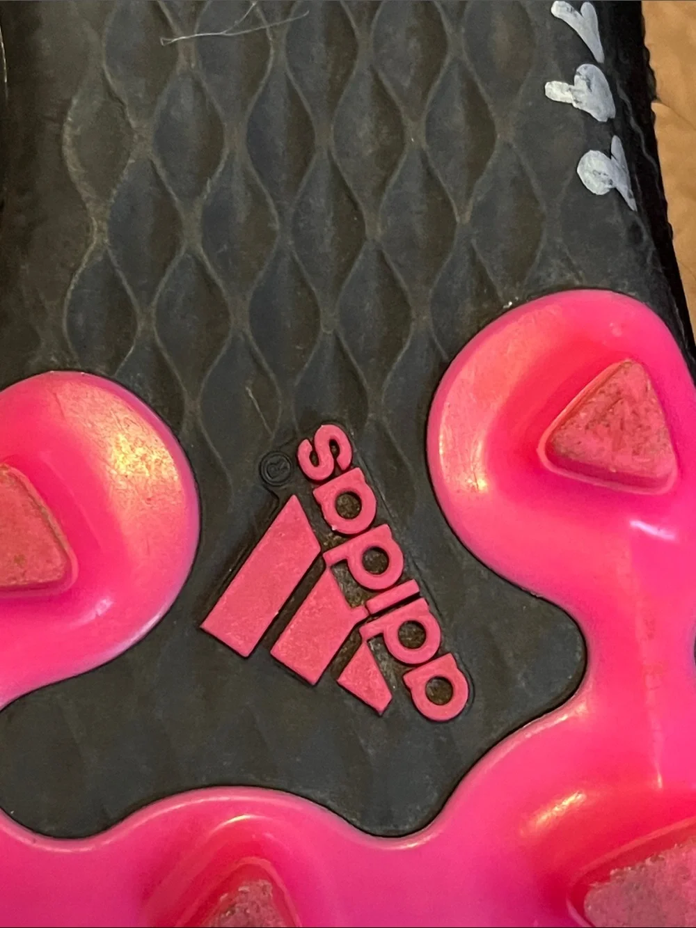 adidas Black Sneakers with Pink Stripes - kids.